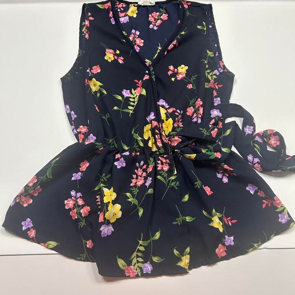 Sienna-sky Women's Floral Babydoll Tank Top
